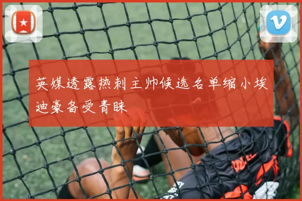 英媒透露热刺主帅候选名单缩小埃迪豪备受青睐